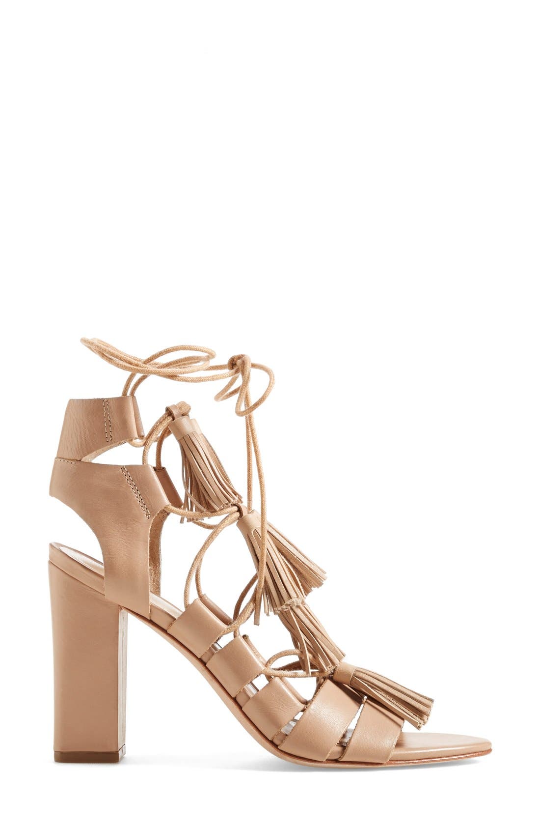 Loeffler Randall Luz Tassel Sandal, Alternate, color, 