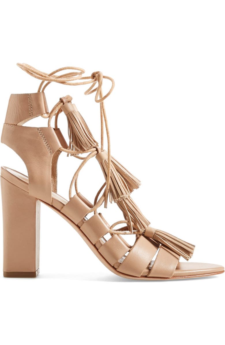 Loeffler Randall Luz Tassel Sandal, Alternate, color,