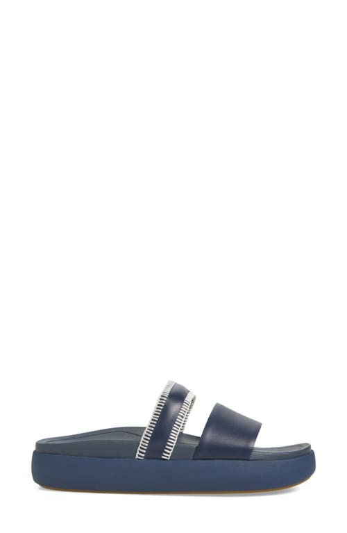 Olukai Pae Slide Sandal In Blue