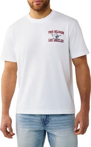 True Religion Buddha Mesh Print Graphic T-Shirt
