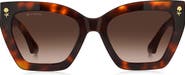 Etro 55mm Gradient Cat Eye Sunglasses