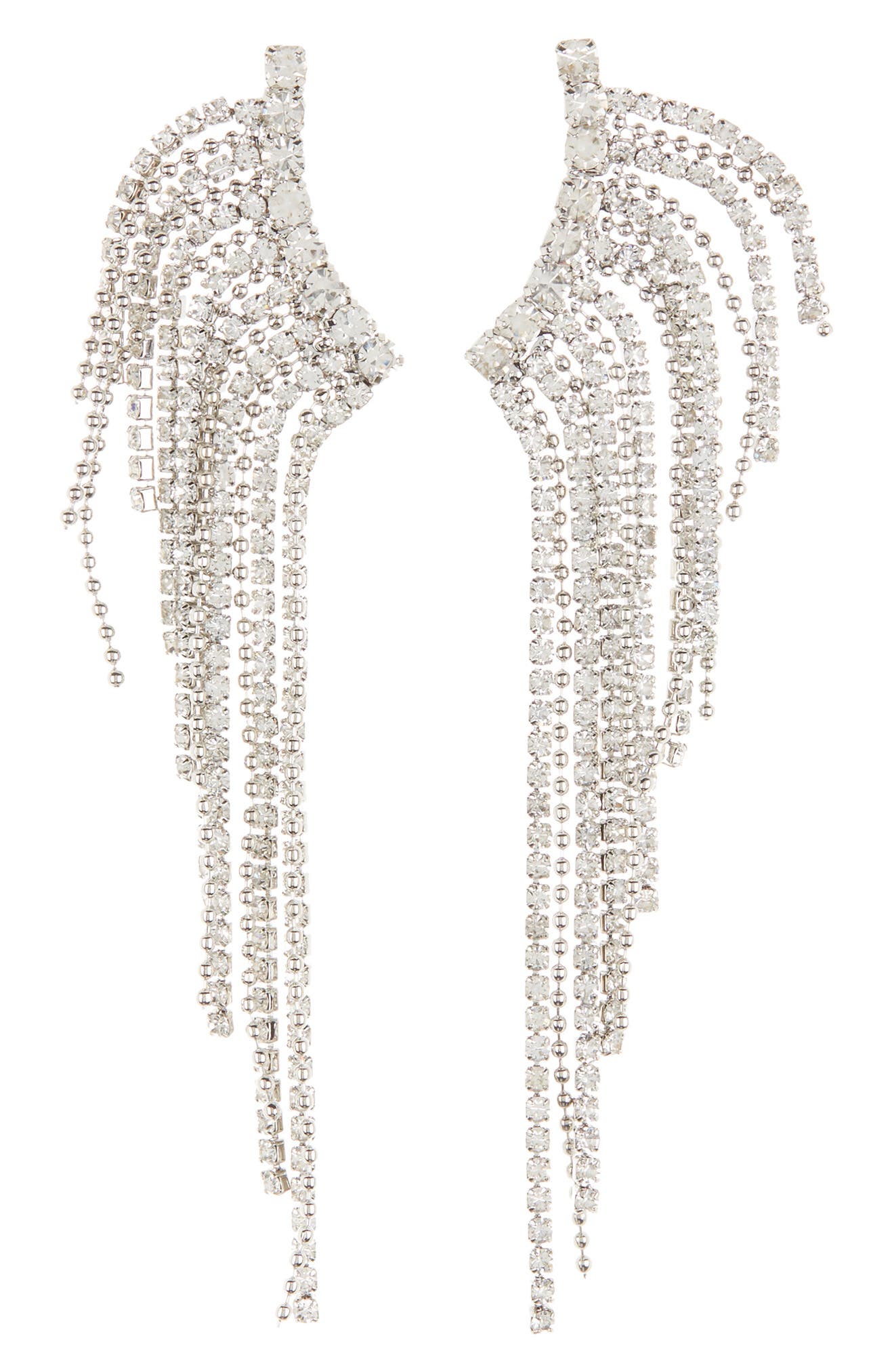 EYE CANDY LOS ANGELES Fringe Statement Earrings