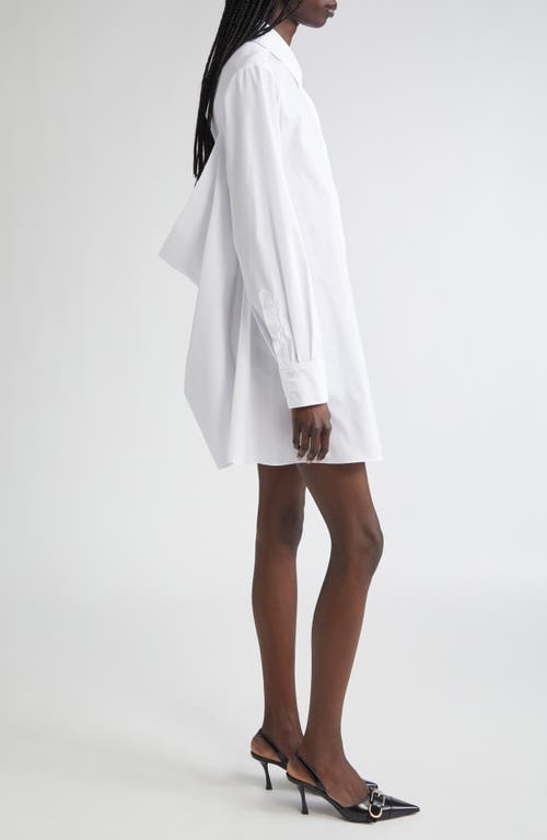 K.ngsley Gaia Button-up Shirtdress In White