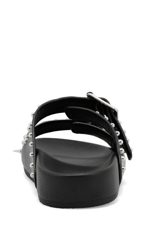Mia Brooklyn Slide Sandal In Blackblack