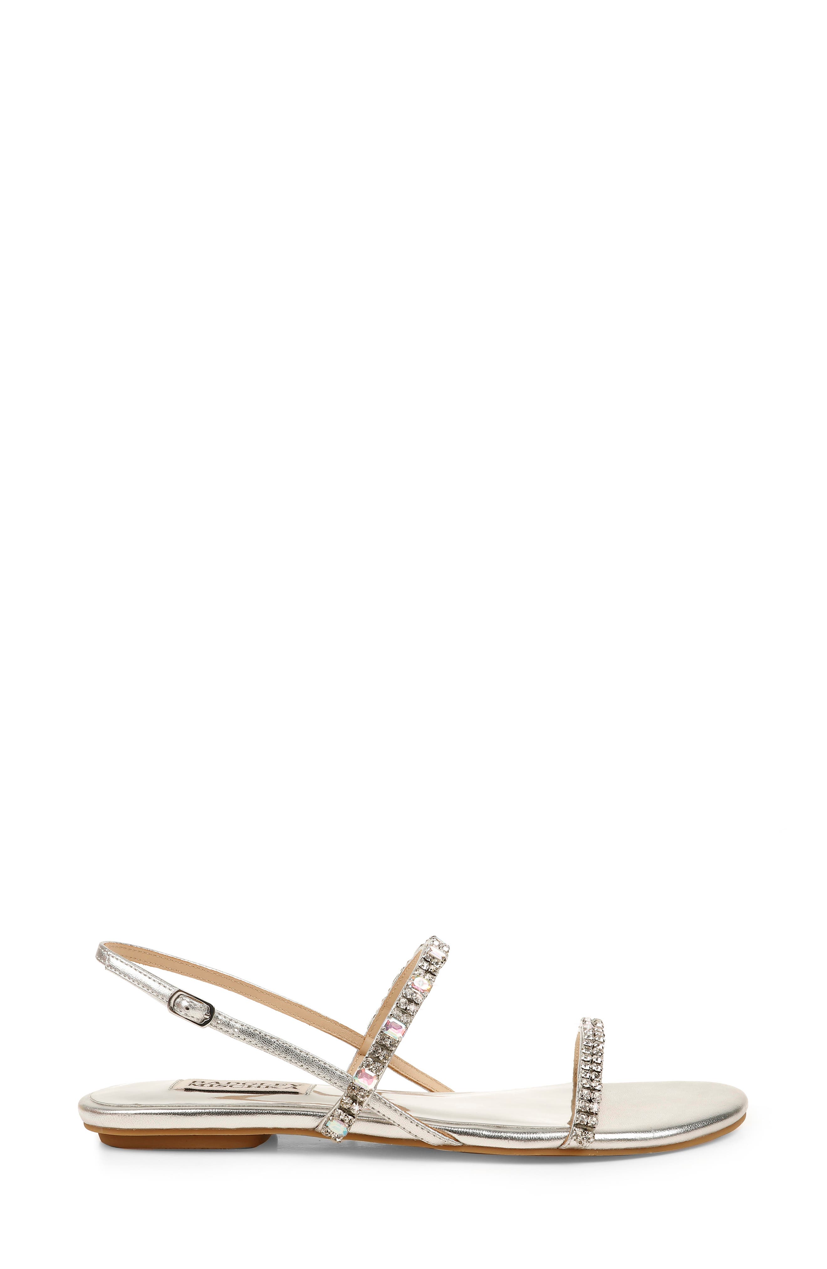 Badgley Mischka Collection Zandra Embellished Sandal, Alternate, color, 