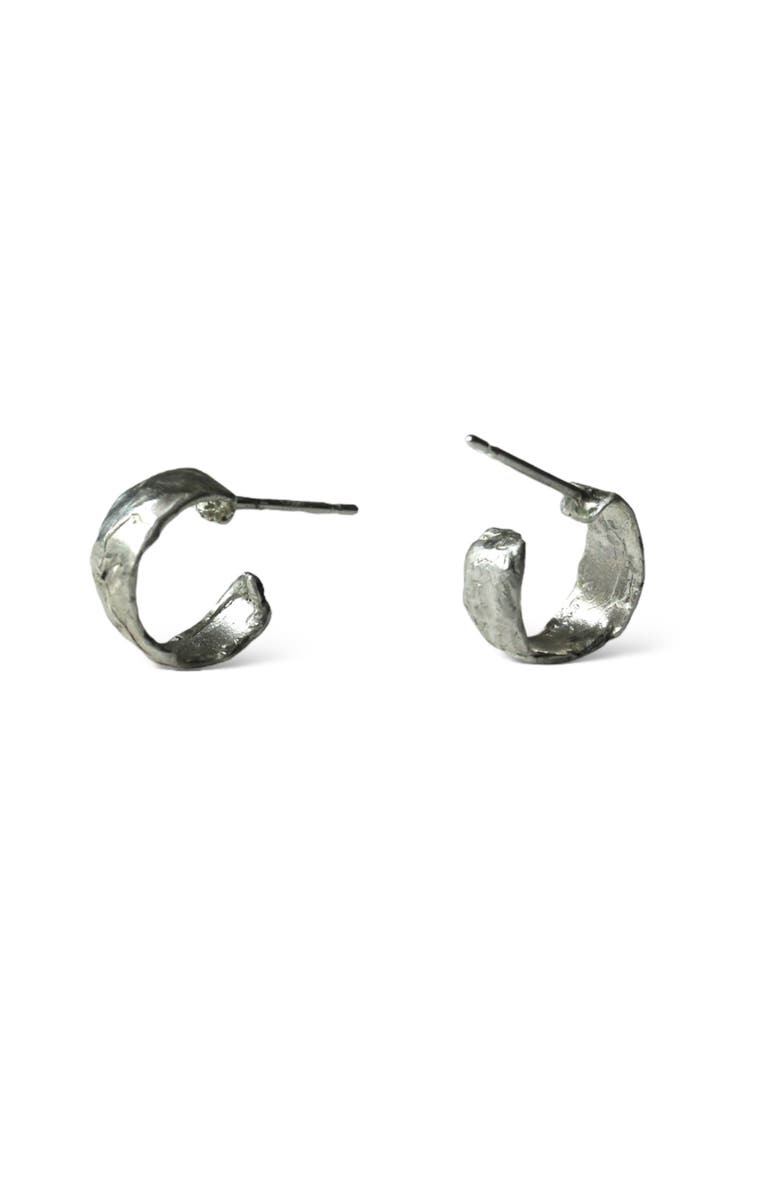 SAINT VAGABOND Utu Silver Hoops, Alternate, color, Sterling Silver