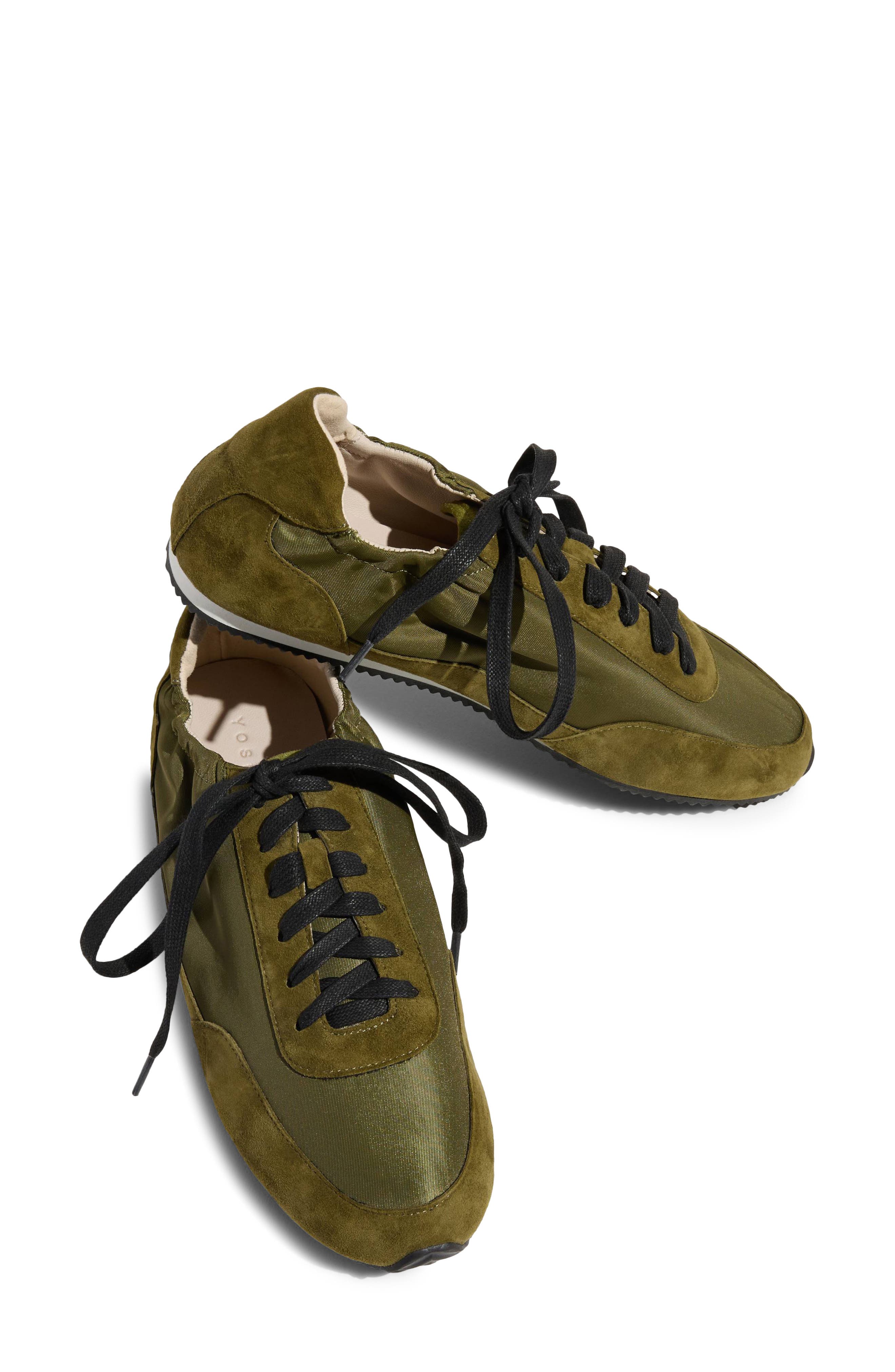 Metro Sneaker, Alternate, color, OLIVE