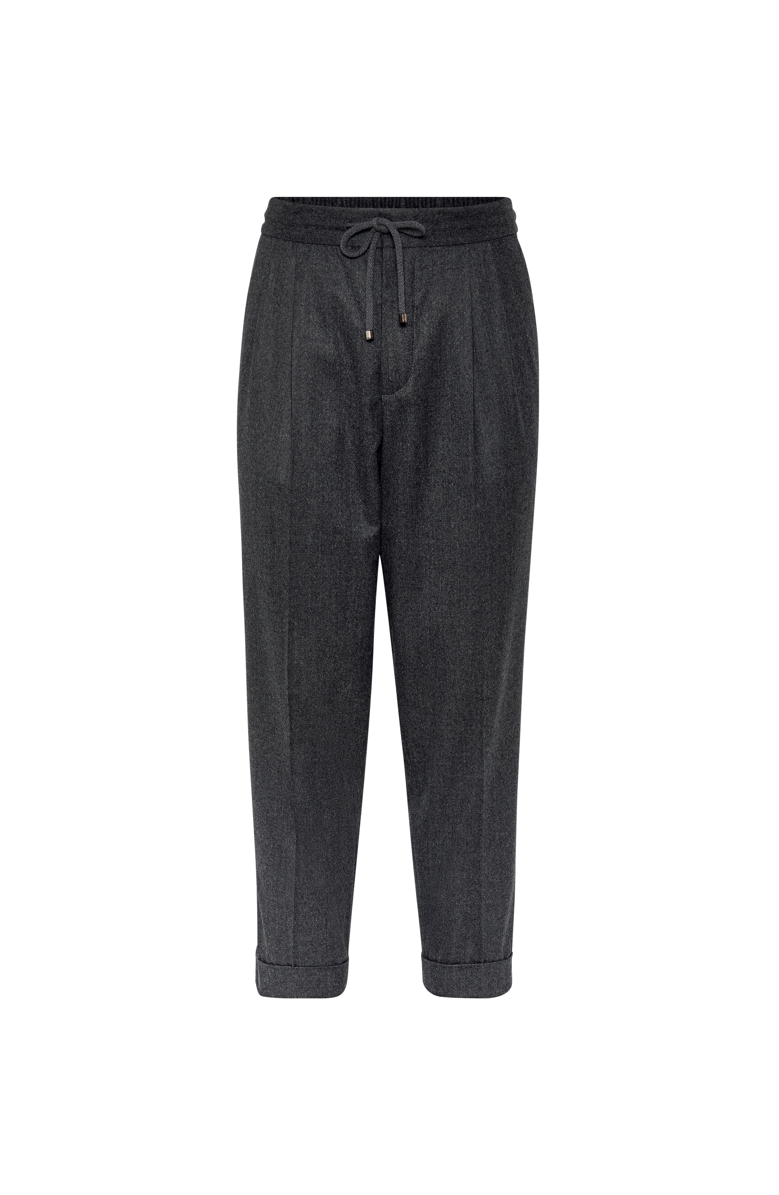 Virgin wool flannel trousers - image 3