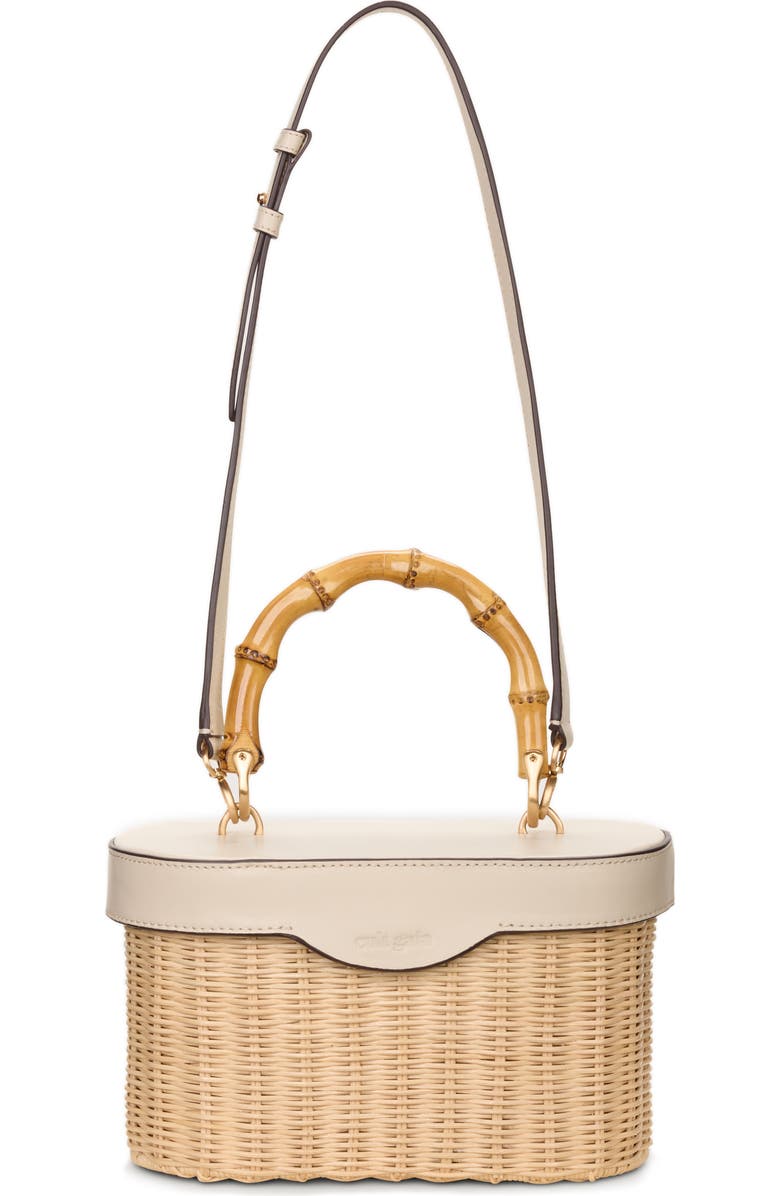 Cult Gaia Gwyneth Basket Weave Handbag, Alternate, color,