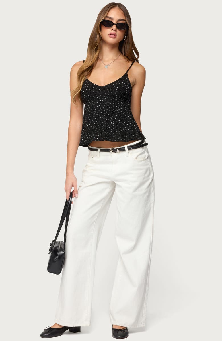 EDIKTED Kelli Floral Print Camisole, Alternate, color, 