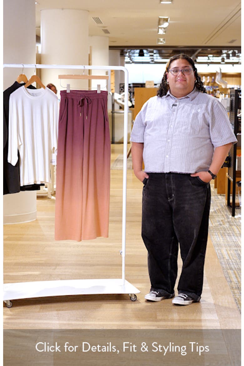 Ombré Dip Dye Drawstring Lounge Pants video
