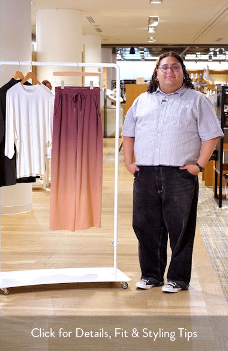 Ombré Dip Dye Drawstring Lounge Pants, sales video thumbnail