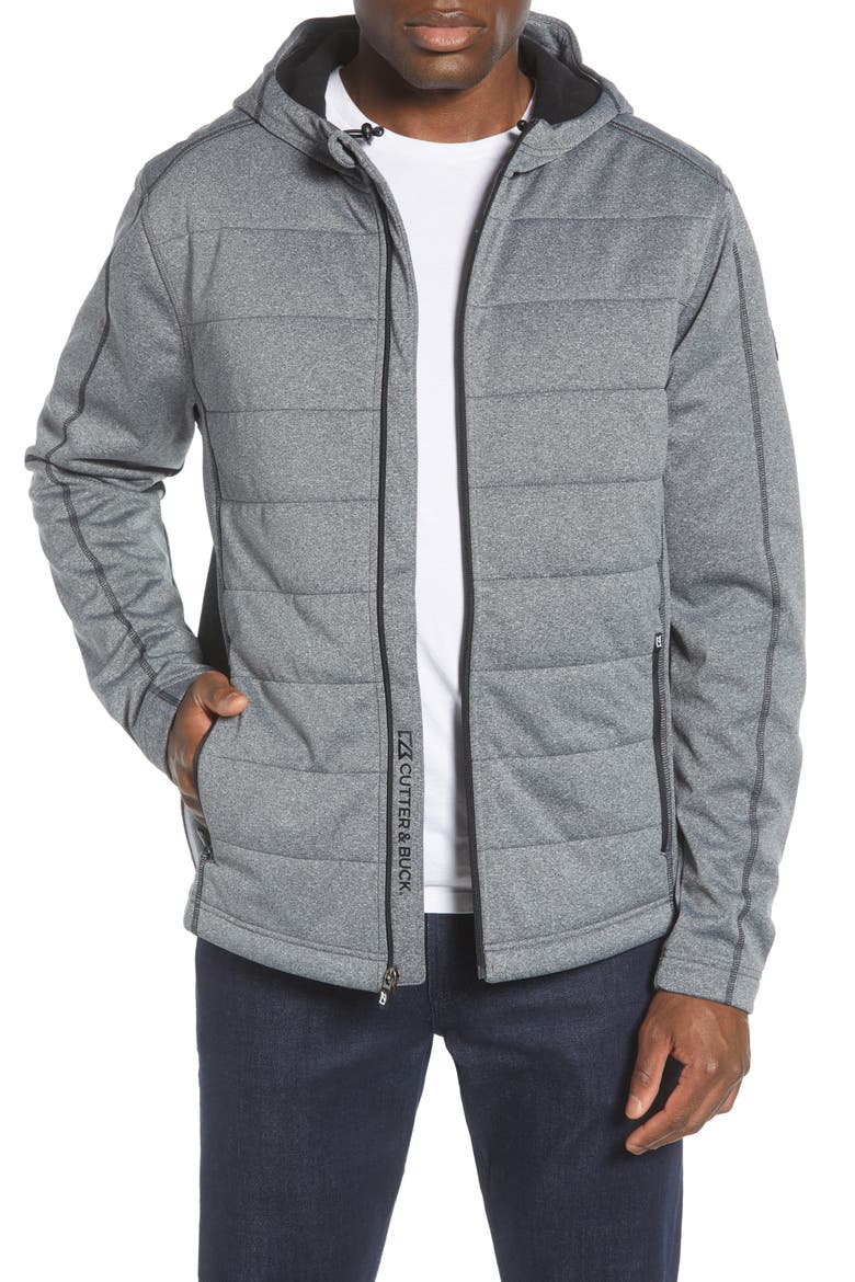 Altitude WeatherTec Hooded Jacket, Main, color, CHARCOAL