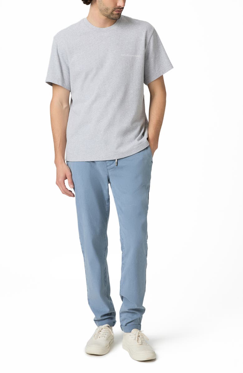 PAIGE Fraser Drawstring Tapered Brushed Twill Pants, Alternate, color, Vintage Lakeside