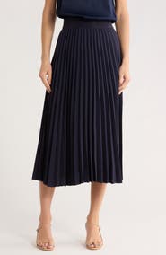 Nordstrom Pleated Midi Skirt