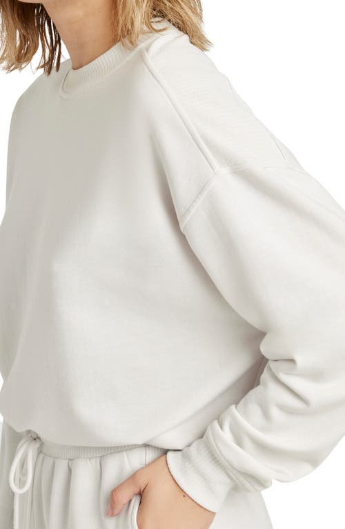 Splendid Tia Supersoft Sweatshirt In Ice