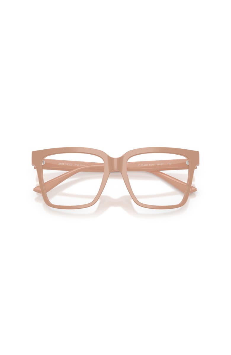 Jimmy Choo 52mm Square optical glasses, Alternate, color, Pink