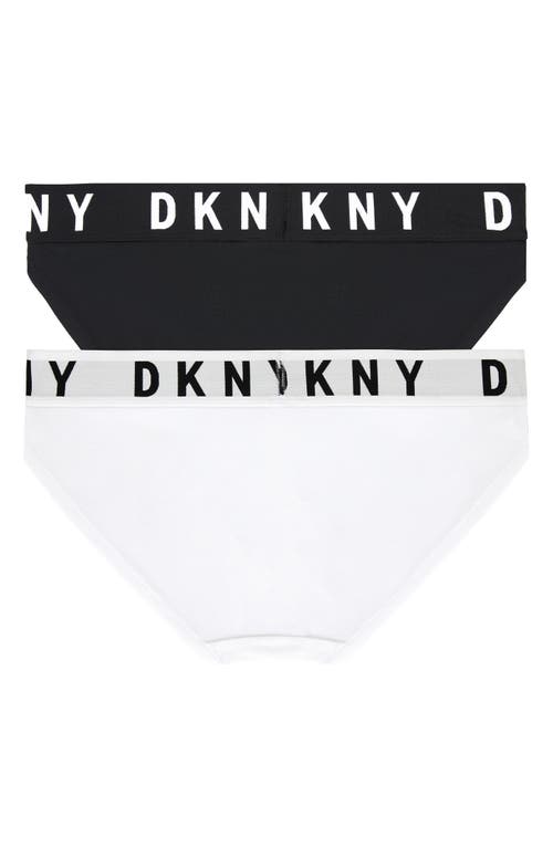 Dkny Cozy Assorted 2-pack Boyfriend Bikinis In Multi