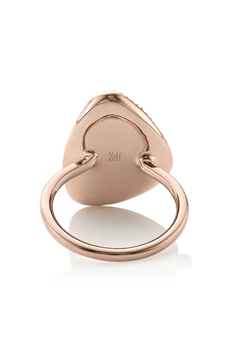 Monica Vinader Nura Diamond Teardrop Ring, Alternate, color,