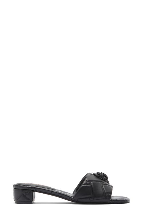 KURT GEIGER KURT GEIGER LONDON KENSINGTON QUILTED SLIDE SANDAL