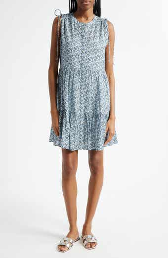 Veronica Beard Yulianna Floral Cotton Blend Dress