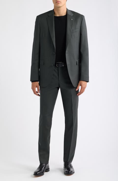 Ross Solid Wool Suit