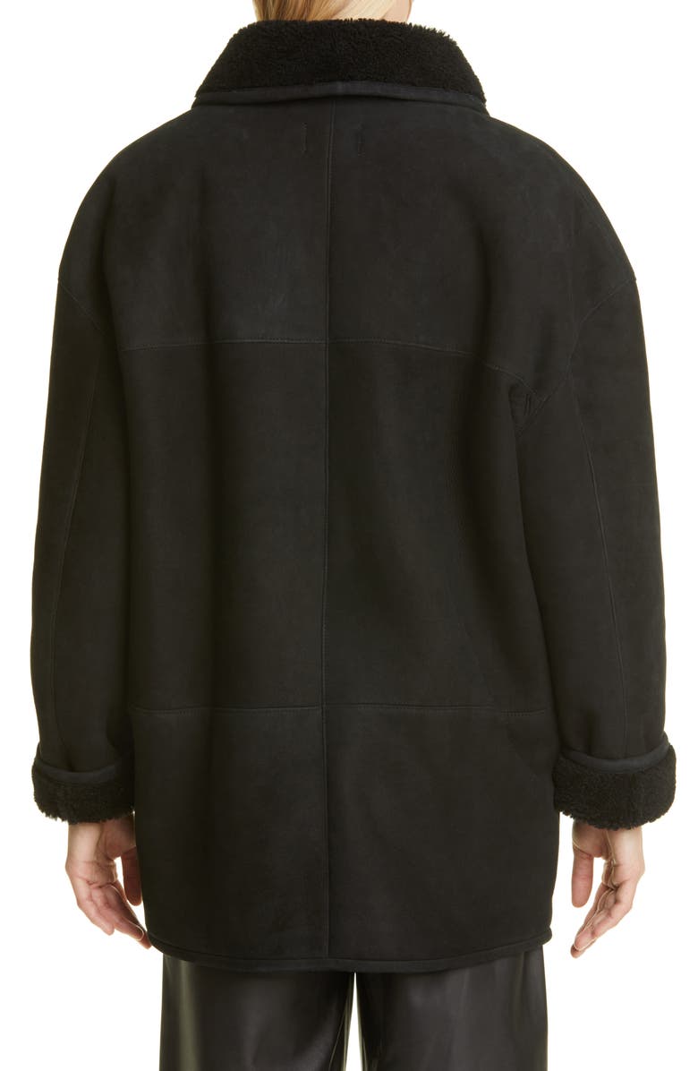 LOULOU DE SAISON Loulou Studio Cebu Genuine Shearling Lined Suede Jacket, Alternate, color, 