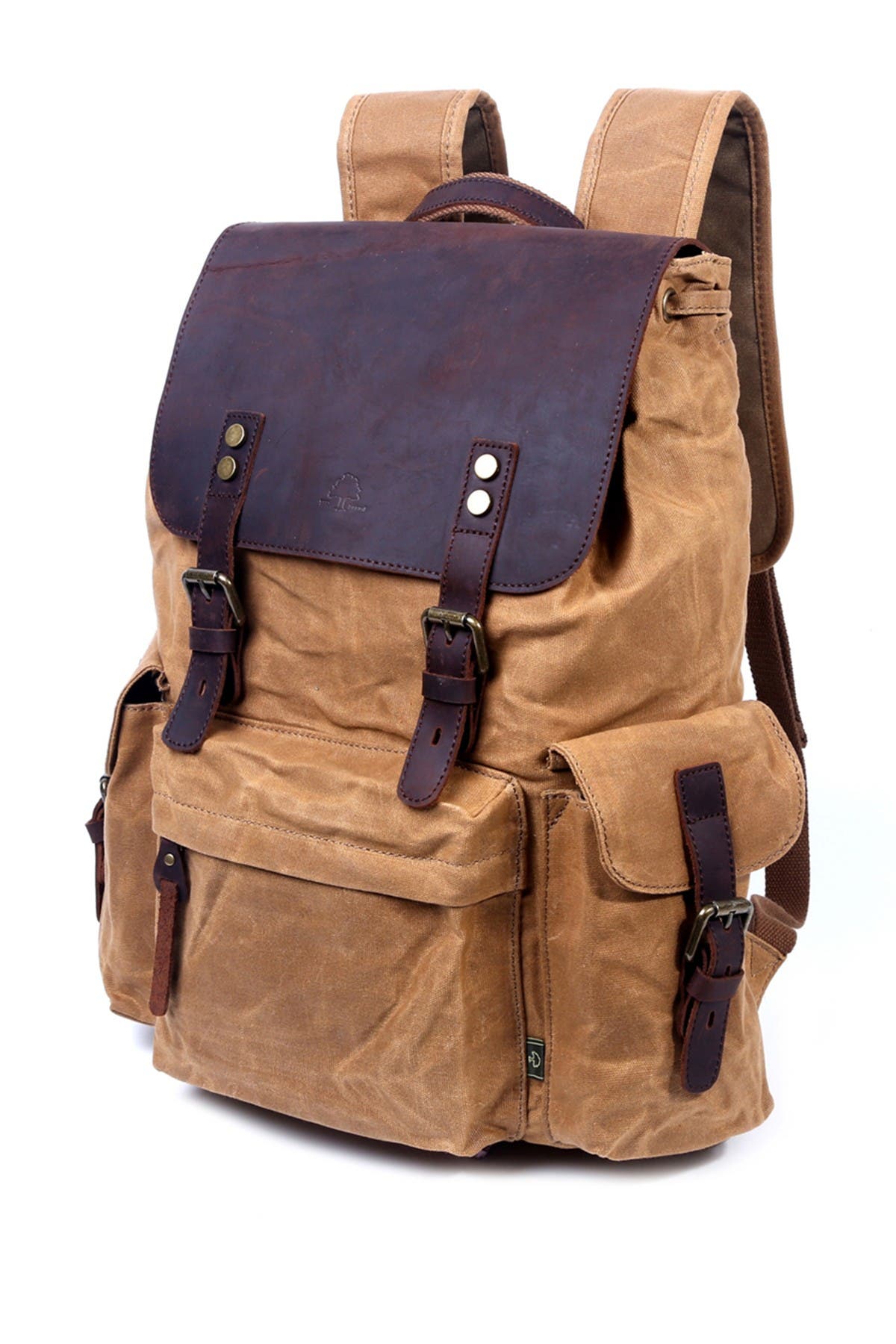 THE SAME DIRECTION Stone Creek Waxed Canvas Backpack, Alternate, color, 