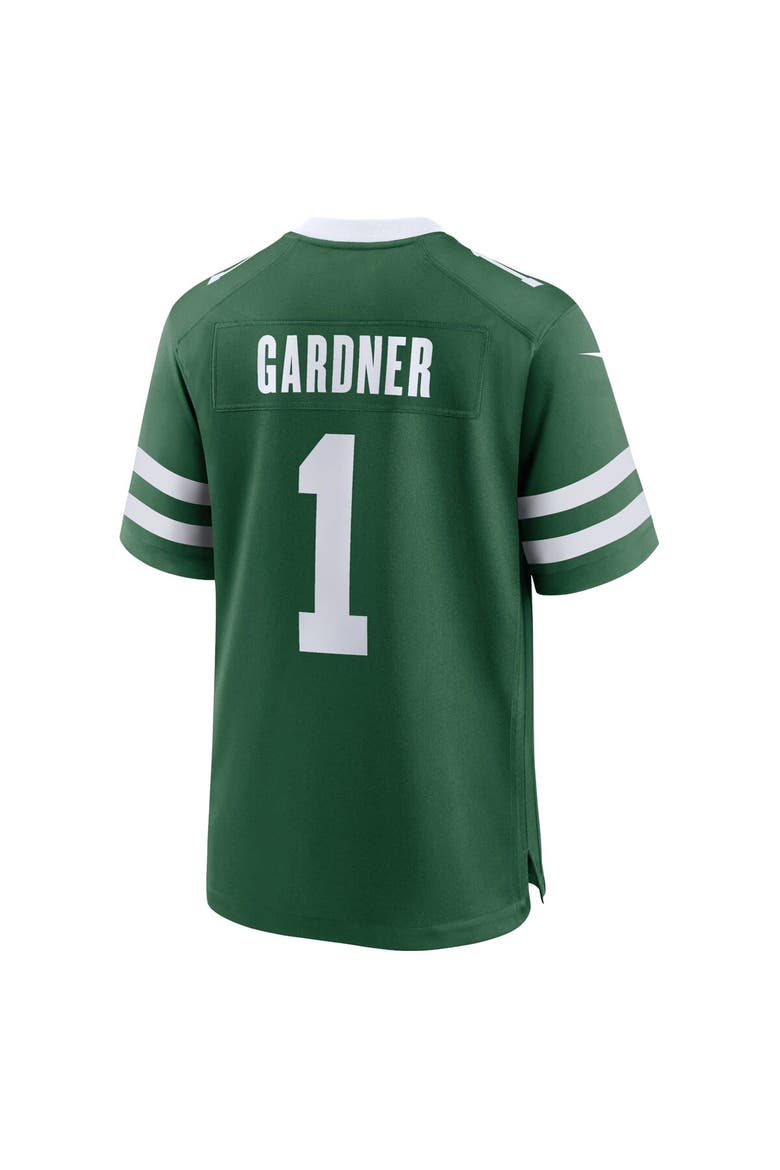 Men's Nike Ahmad Sauce Gardner Legacy Green New York Jets Game Jersey, Alternate, color, Green