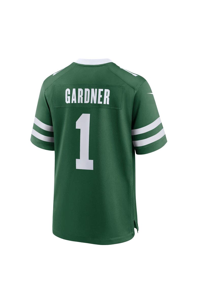 Nike Men's Nike Ahmad Sauce Gardner Legacy Green New York Jets Game Jersey, Alternate, color, Green