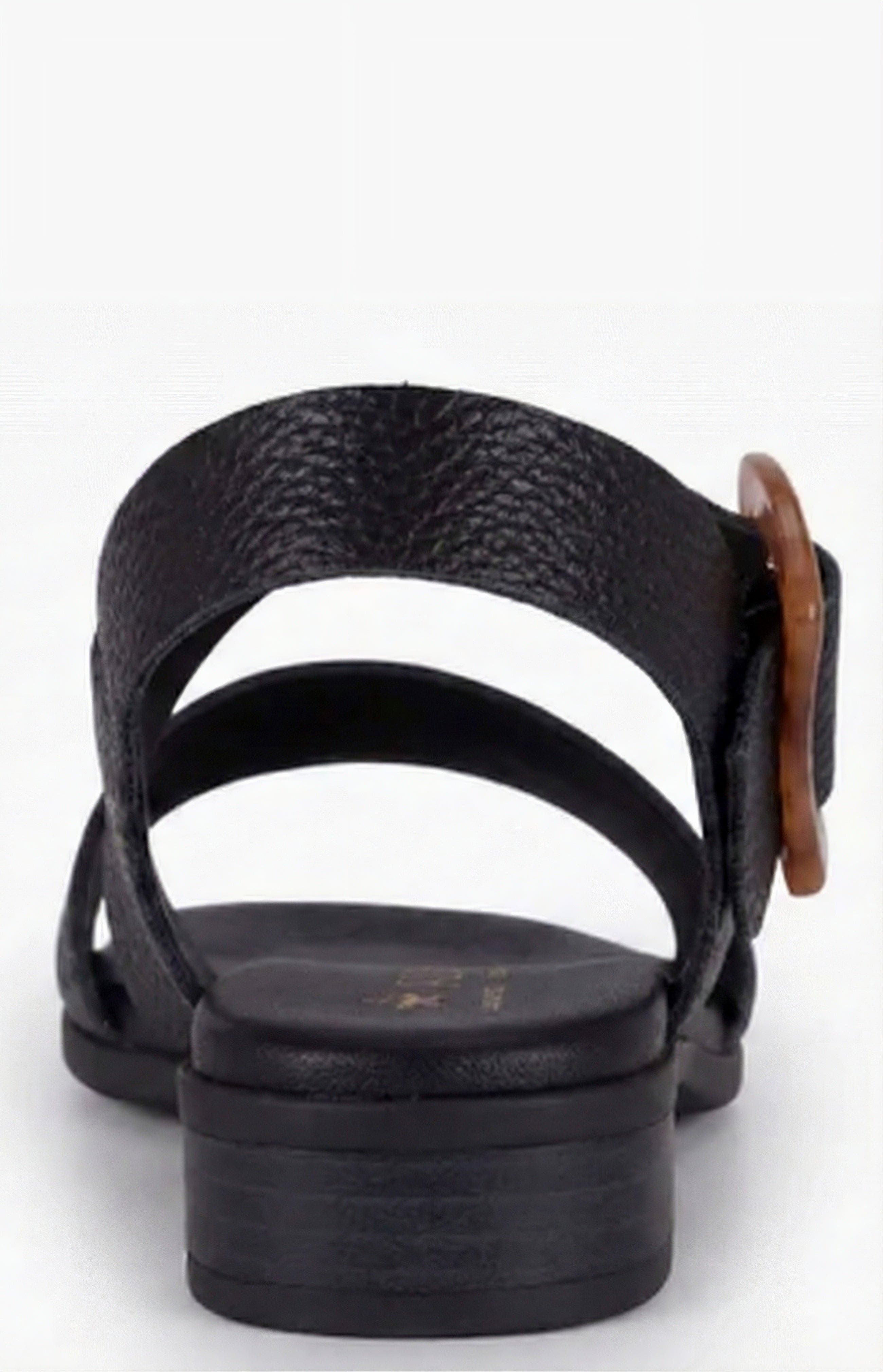 Menina Step Juliette Side Buckle Sandal, Alternate, color, Black