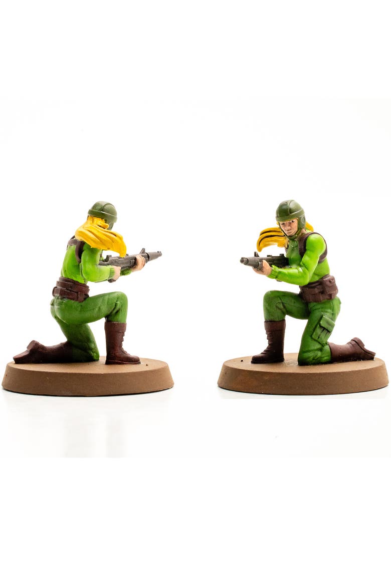 GI JOE Heroscape, Greenshirts & Battle Copter Expansion, Alternate, color, Multicolored