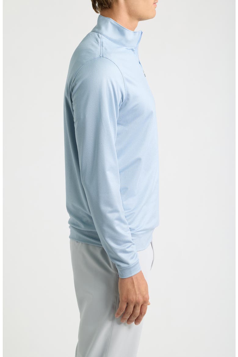 Perth Basketweave Performance Quarter Zip Pullover, Alternate, color, LAKESIDE