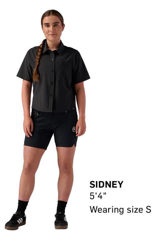 Backcountry Slickrock Short-sleeve Button-up Jersey In Black