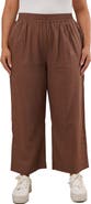 SUNNY LEIGH Elastic Waist Crop Pants