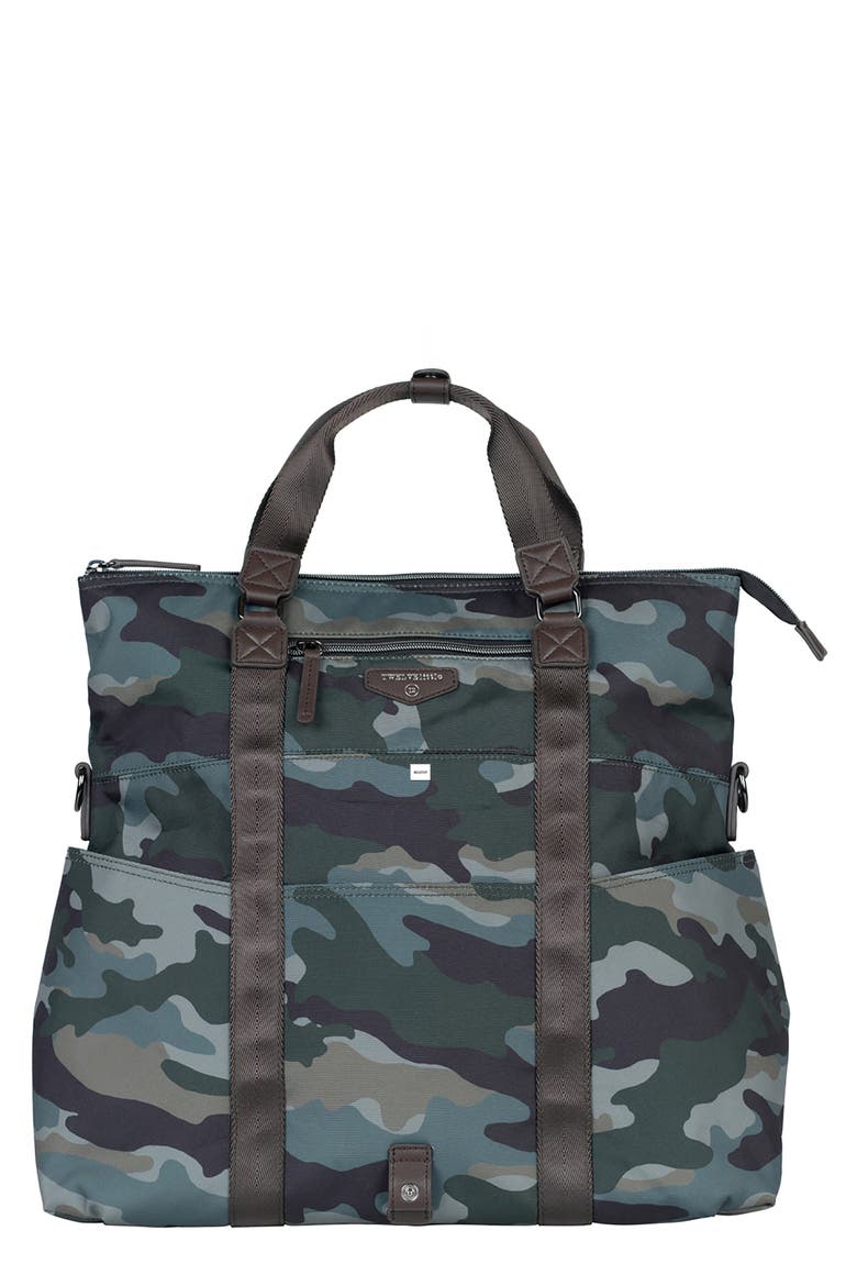 Courage 3-in-1 Foldover Diaper Tote, Main, color, CAMO