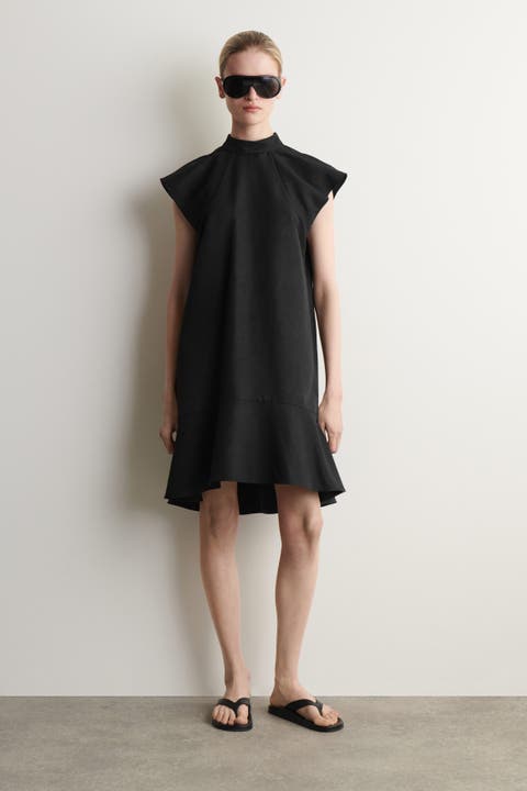 Sculpted Turtleneck Dress