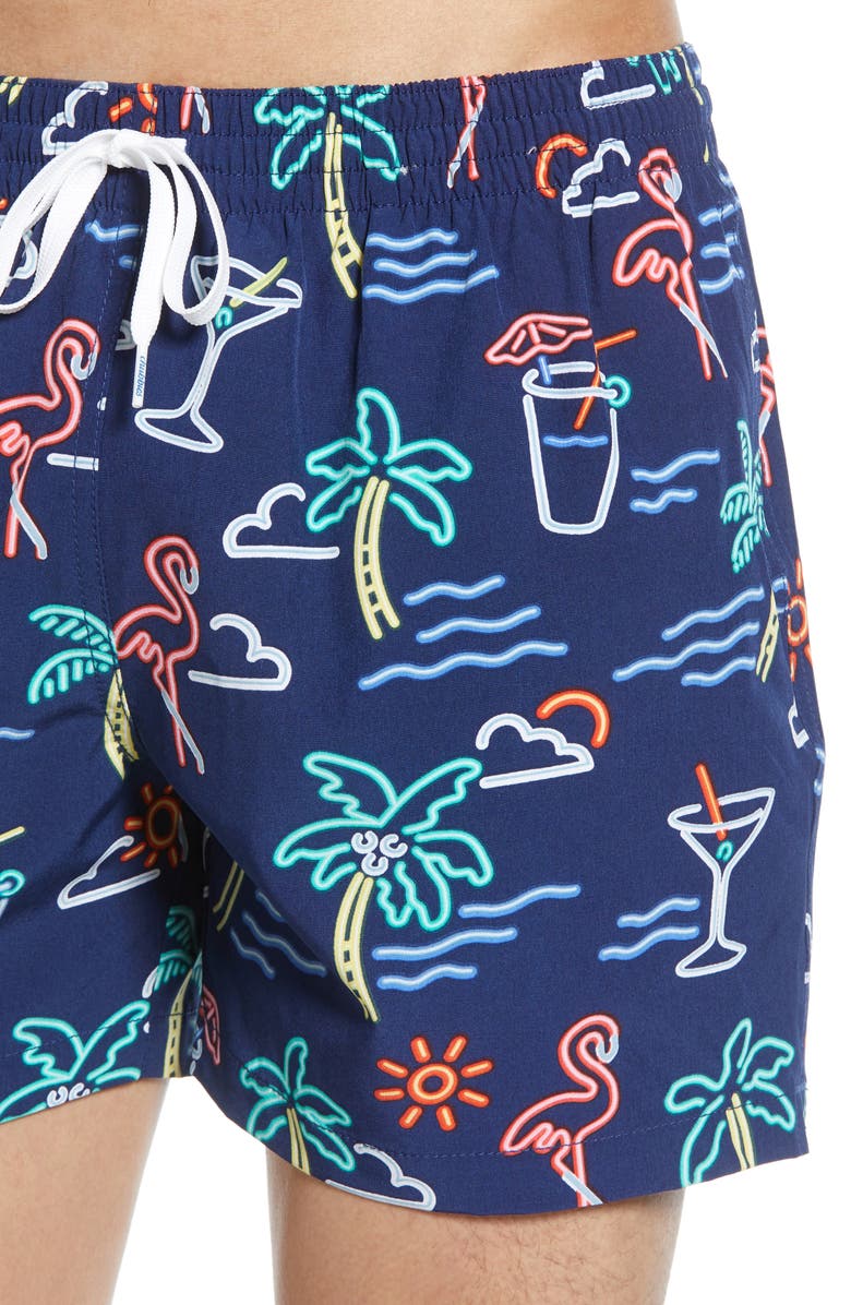 Chubbies The Neon Lights Swim Trunks, Alternate, color,