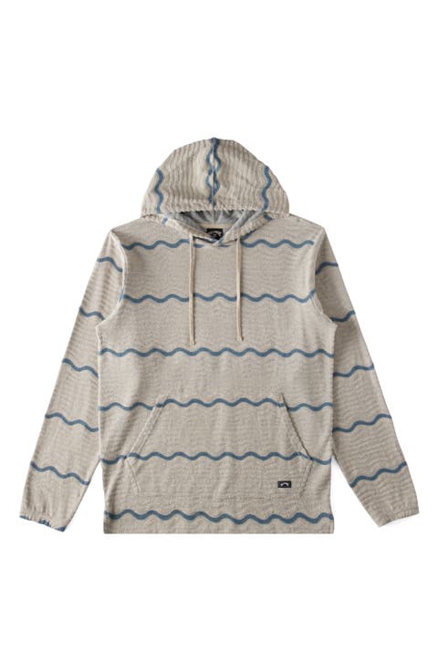 Flecker Stripe Jacquard Cotton Hoodie