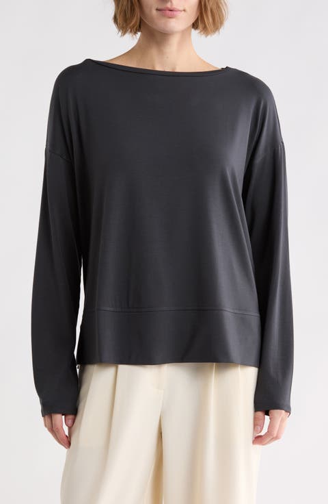 Boxy Long Sleeve Top