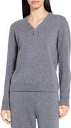Theory Cashmere Henley Sweater