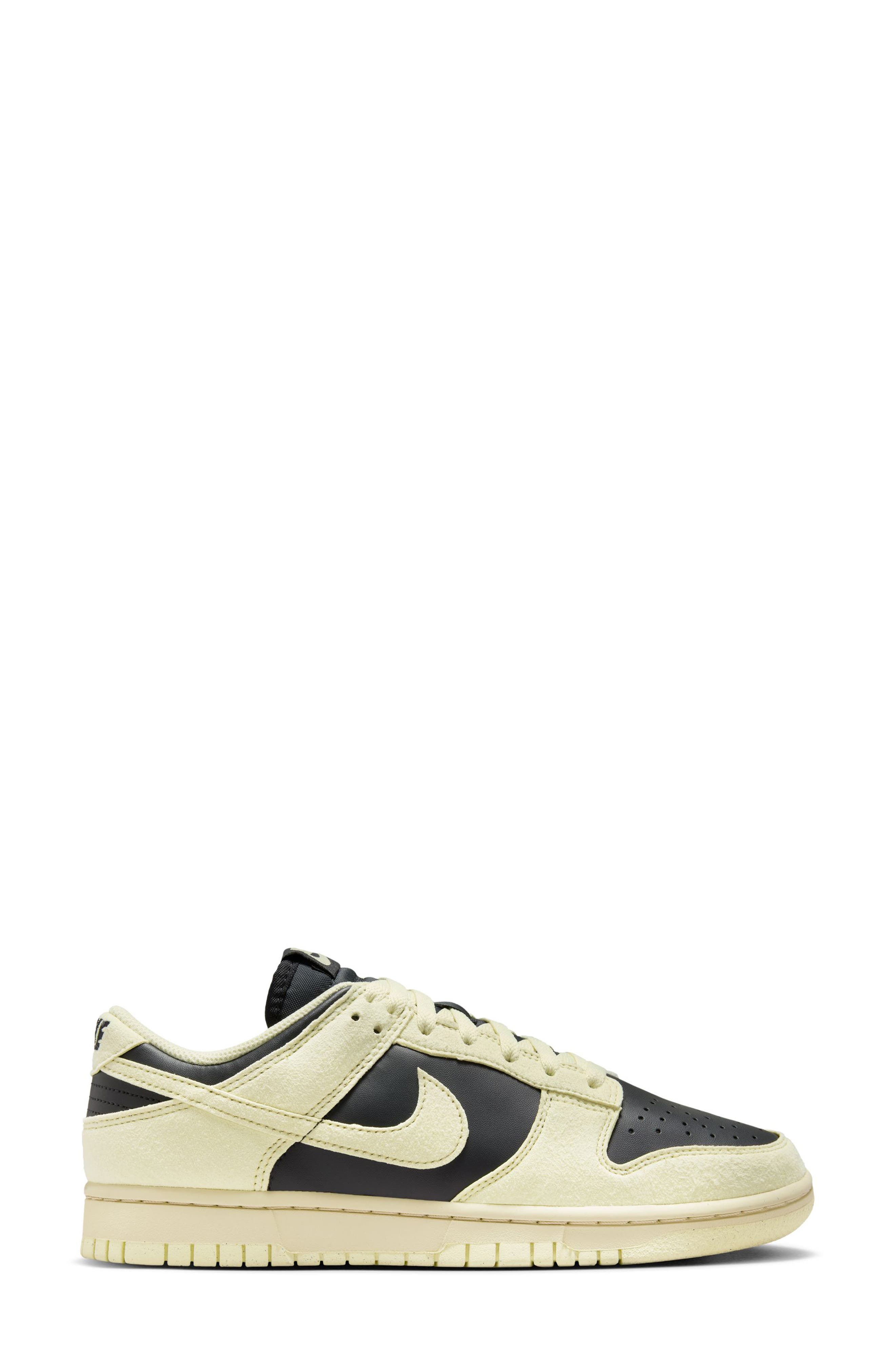 Nike Dunk Low Basketball Sneaker, Alternate, color, Off Noir/ Alabaster/ Khaki