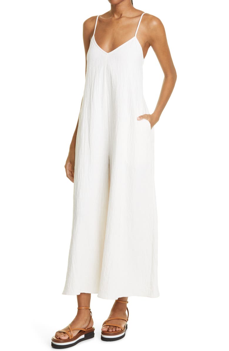 Mara Hoffman Carly Sleeveless Organic Cotton Blend Jumpsuit, Alternate, color,