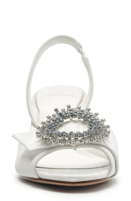 Alexandre Birman Easy Madelina Slingback Sandal In White