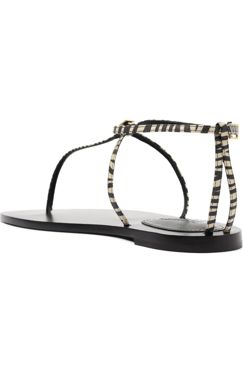 Schutz Ester Strappy Sandal, Alternate, color, Zebra