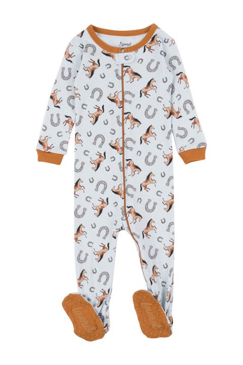 Footed Cotton Pajamas Matching Family Coordinated Prints