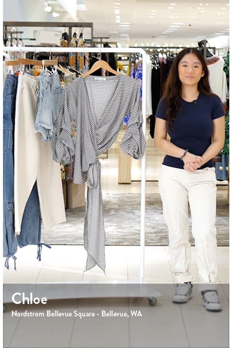 Anna Tie Waist Wrap Top video