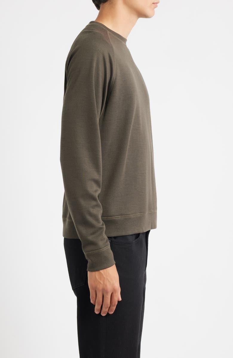 Scott Barber Wool Blend Sweatshirt, Alternate, color, Cocoa
