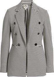 Anne Klein Stripe Knit Blazer