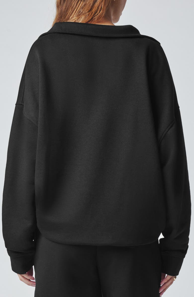 Florence by Mills Cozy Crush Half-Zip Cotton Blend Sweatshirt, Alternate, color,